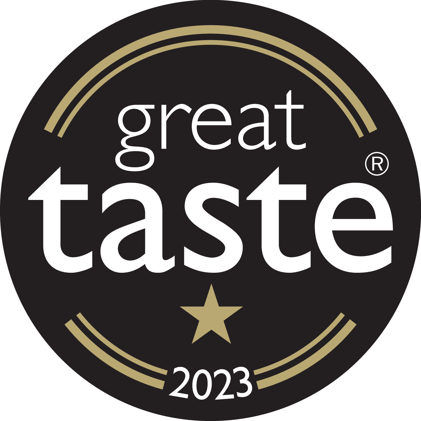 የGreat Taste 2023 ባለአንድ ኮከብ ሽልማት ይፋዊ አርማ